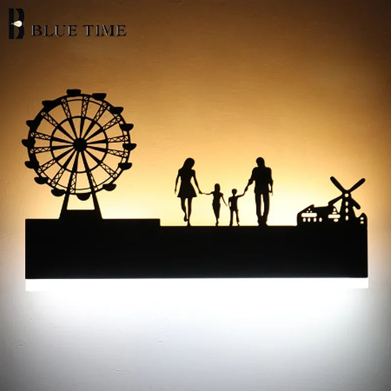 Lamp Decoration Sonce Wall Light Indoor Lighting For Living room Bedroom Bedside Light Black Wandlamp Lustre