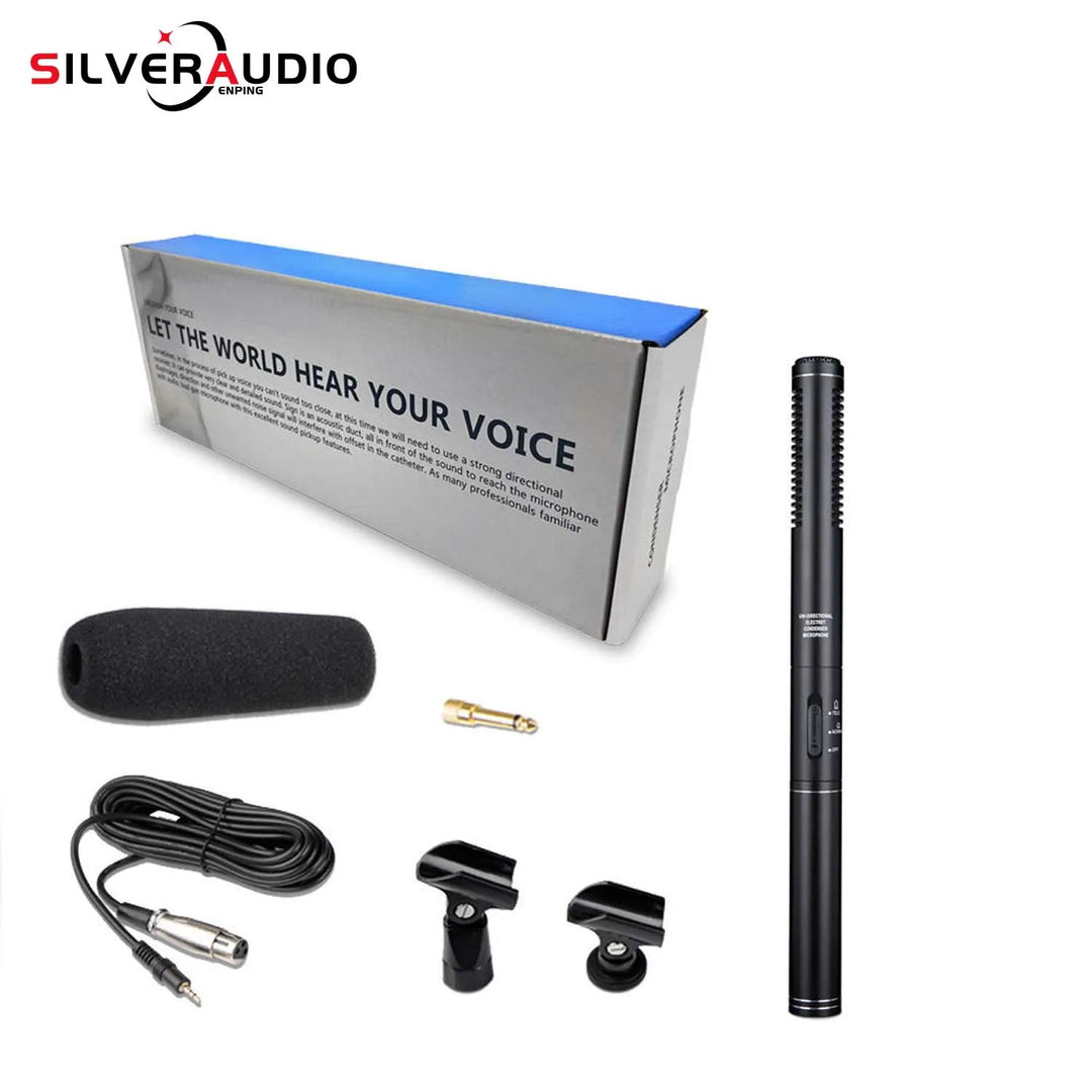 GAM-CF01 Best selling Unidirectional System handheld Interview shotgun Microphone with Sponge Cover