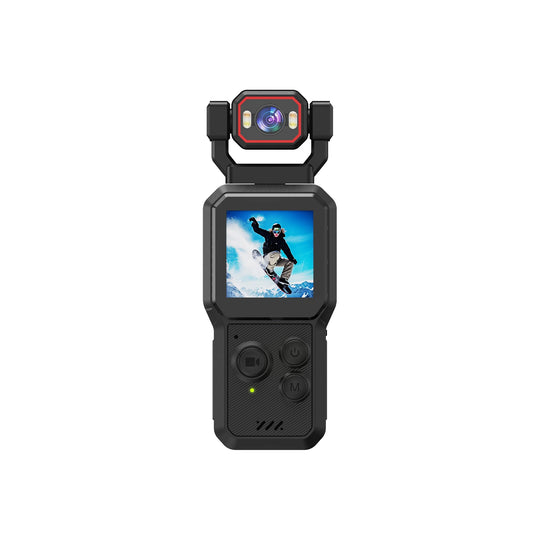 1080P Mini Portable Camera Rotatable Lens Handheld Vlog Recorder Compact Travel Video Camera 180° Adjustable Angle