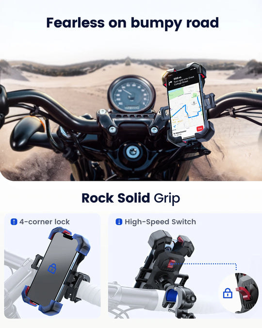 Joyroom 360° Shockproof & Universal Mount Bike Phone Holder –