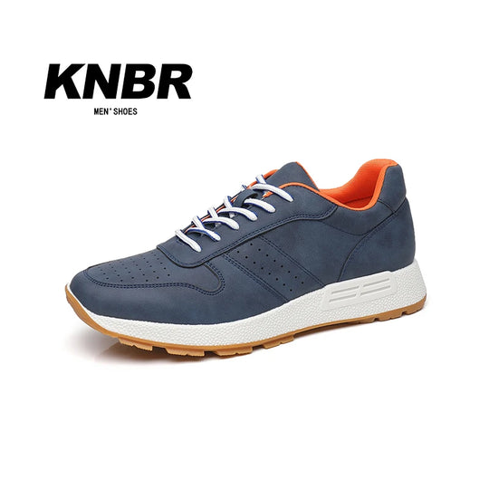 KNBR Casual Sneakers  Men Trainers Leather Comfy Shoes for Walking Hiking Jogging Sport Men Trainers Men Shoes