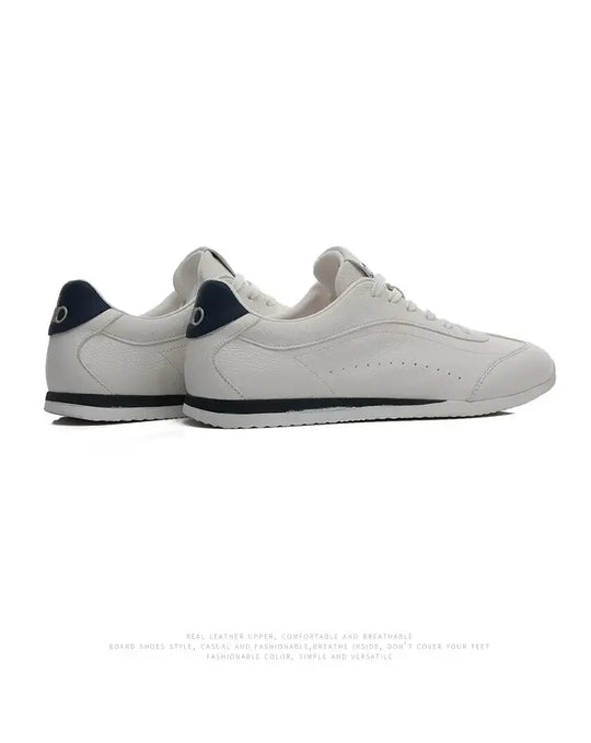 Non slip sneakers simple elegant style soft wear resistant sole lightweight breathable casual trainers for men women streetwear