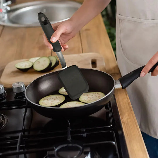 Silicone Cookie Spatula Turner Nonstick Mini Brownie Spatula Flexible Kitchen Spatulas Heat Resistant Flipper Egg Utensils