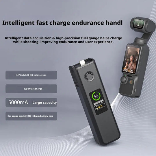 For DJI Osmo Pocket 3 Handheld Gimbal 5000Mah High-Capacity Battery Smart Fast Charging Sports Camera Accessories