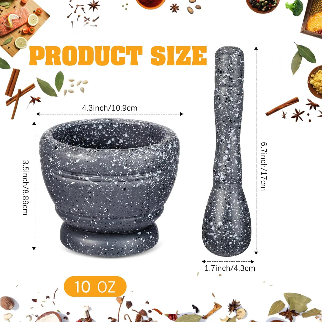 Mini Garlic Press & Mortar Grinder