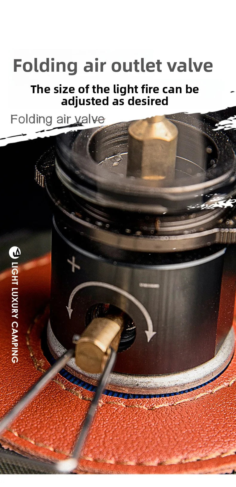 MOUNTAINHIKER Dreamlike Candlelight Lamp Tent Lighting Equipment Camping Lamp Windproof Gas Candle Lamp Outdoor Camping Lights