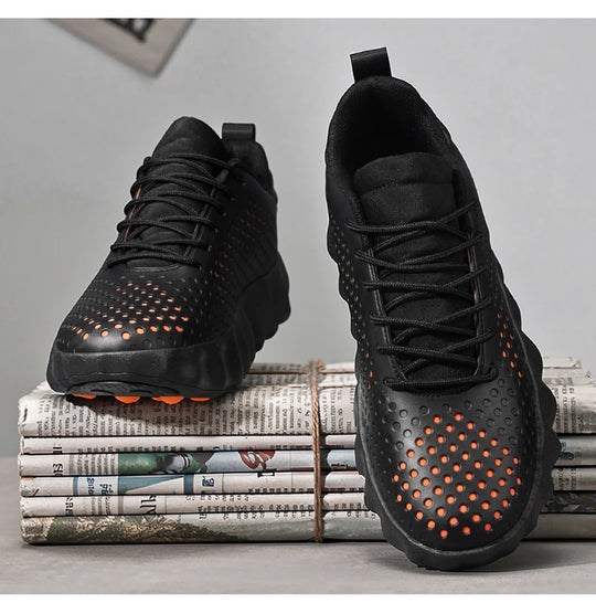 Men's Comfortable Running Shoes Breathable Thick sole Non-slip Casual Sports Shoes Cushioning Outdoor Walking Sneakers For Men