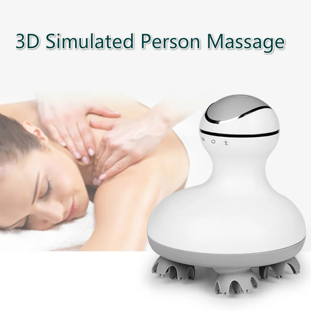 3D Waterproof Electric Head Massager