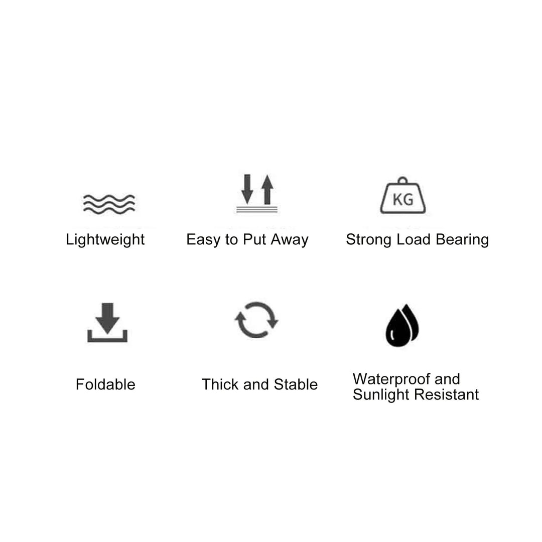 Outdoor Folding Table Compact Folding Table Carbon Steel Portable Camping Table Multifunctional Table Picnic Camping Table