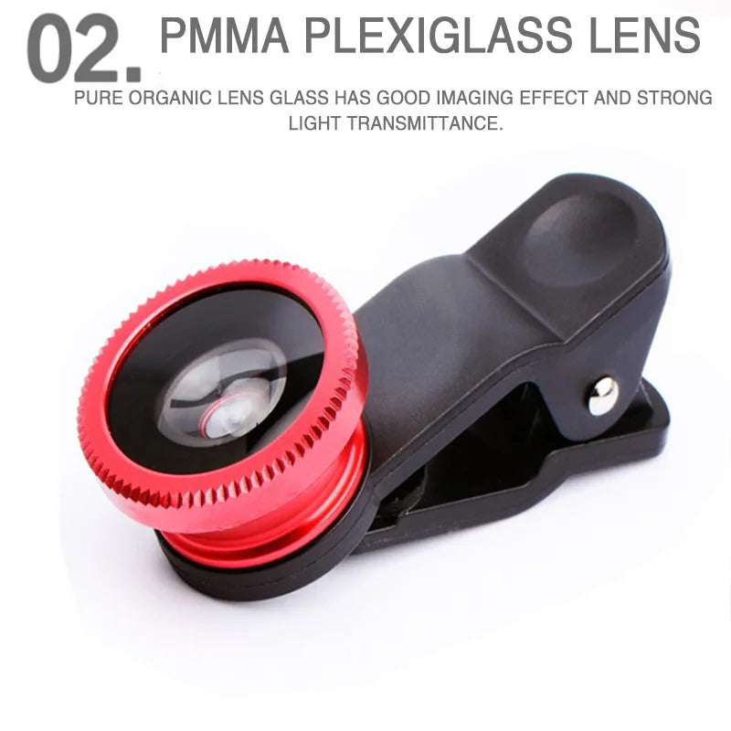 3-in-1 Smartphone Camera Lens Kit