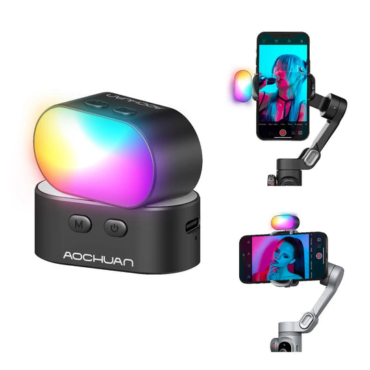 AOCHUAN RGB Magnetic Fill Light for Gimbal