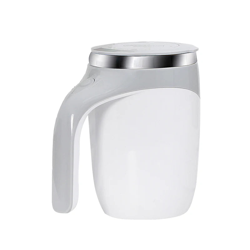 Automatic Mixing Cup 380ml Portable Rechargeable Electric Stirring Stainless Steel Magnetic Rotating Blender Stirring Cup