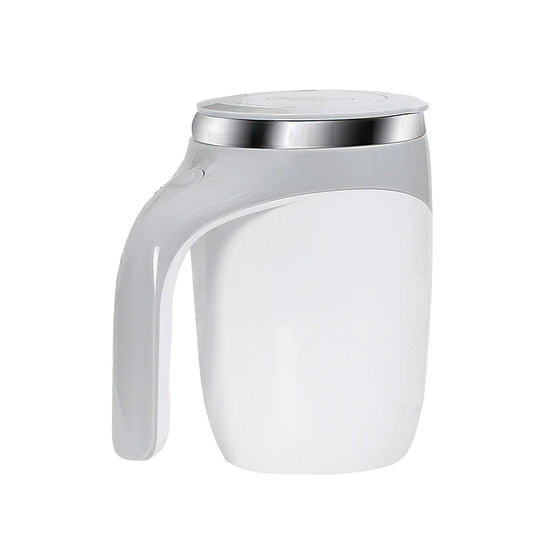 Automatic Mixing Cup 380ml Portable Rechargeable Electric Stirring Stainless Steel Magnetic Rotating Blender Stirring Cup