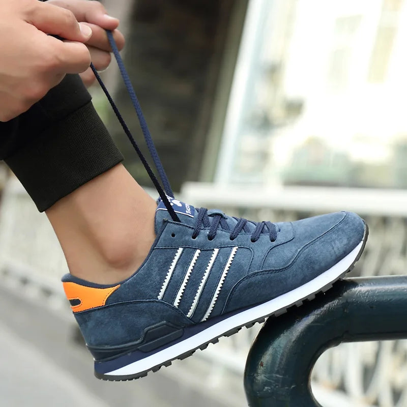 Sneakers Men Casual Shoes Light Suede 2023 New Classic Men Running shoes Outdoor Breathable Mesh Jogging Sport Shoes
