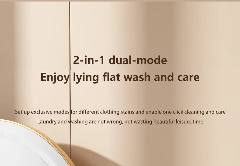 Mini Washer Underwear&Socks Makeup Brush Cleaner Washer Rechargeable Wireless Portable for Travel/Home/Dormit