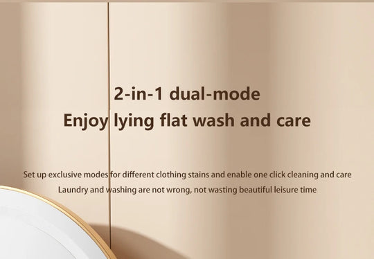 Mini Washer Underwear&Socks Makeup Brush Cleaner Washer Rechargeable Wireless Portable for Travel/Home/Dormit