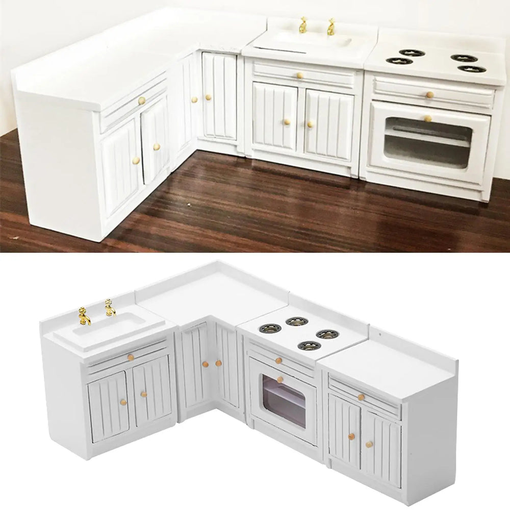 1:12 Dollhouse Miniature Kitchen Deluxe Kit