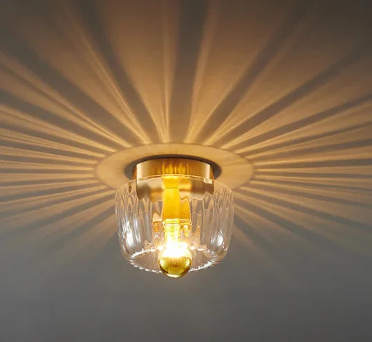 Lamp for Bedroom Simple Ancient Style Package Aisle Glass Nordic Retro Personality Balcony Corridor Stairs Wall Decor