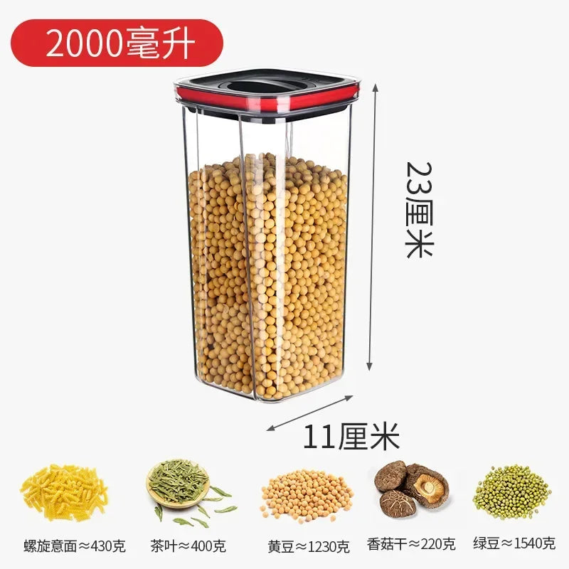 Plastic Food Storage Container with Lid