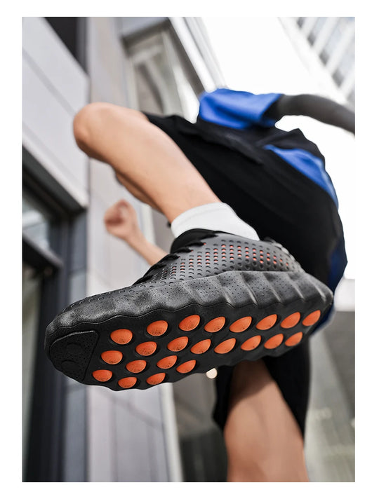 Men's Comfortable Running Shoes Breathable Thick sole Non-slip Casual Sports Shoes Cushioning Outdoor Walking Sneakers For Men