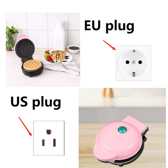Mini Multifunctional Electric Waffle Maker, Sandwich Cake Oven, Breakfast Mold, Kitchen Supplies, Cooking Utensils