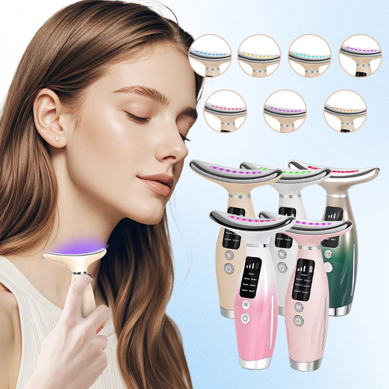 New EMS Micro-current Neck Face Beauty Device
