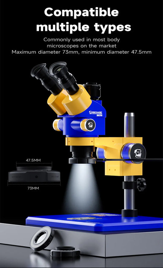 Mechanic LS3 Microscope Ring Lamp Four Level Brightness Adjustment Eye Protection Lamp For Most Stereo Microscopes Light Source