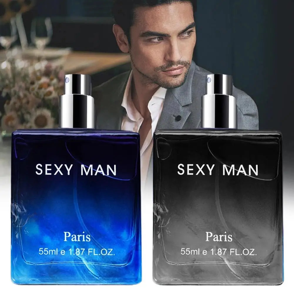 Men's Cologne Perfume Long-lasting Charming Eau De Toilette Gentleman's Blue 55ml Dating & Daily Perfume Gift