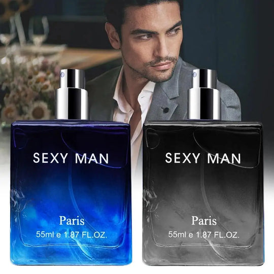Men's Cologne Perfume Long-lasting Charming Eau De Toilette Gentleman's Blue 55ml Dating & Daily Perfume Gift