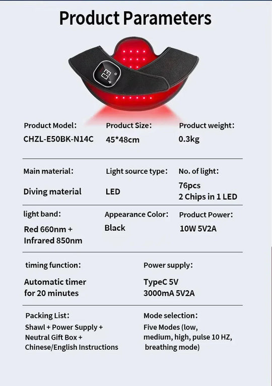 Neck And Shoulder Massager Wireless Shoulder And Back Kneading Massage Shawl Trapezius Neck Cervical masajeador Relax Treatments