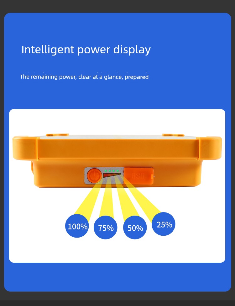 Led Stall Power Failure Emergency Satchel Solar Light