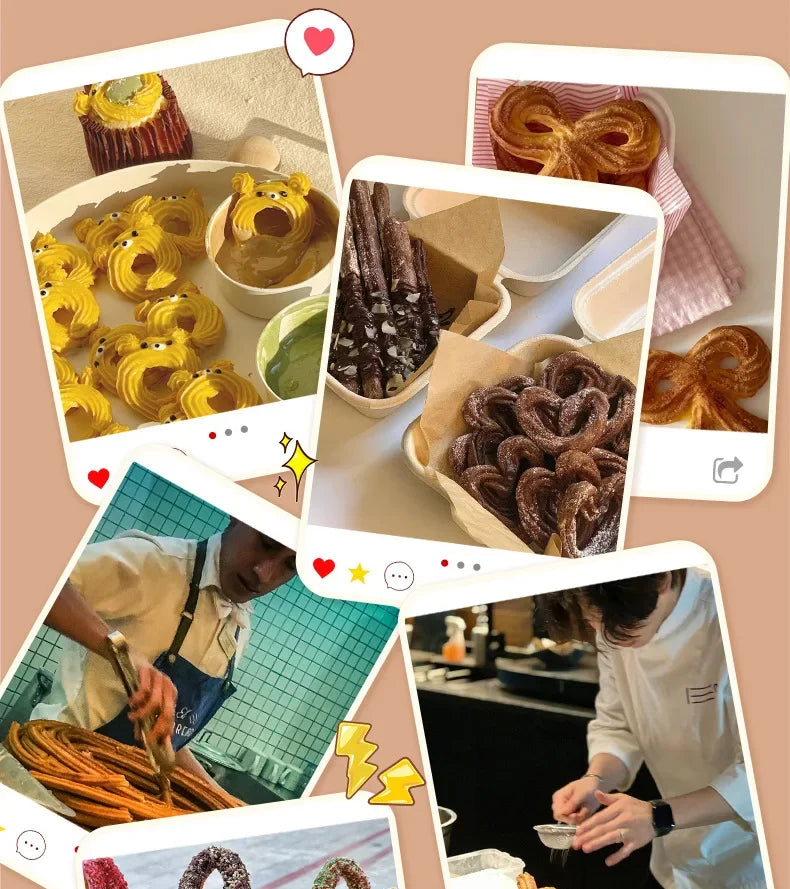 Home Western churro machine Spain Latin fruit machine Spain churro machine home auspicious fruit