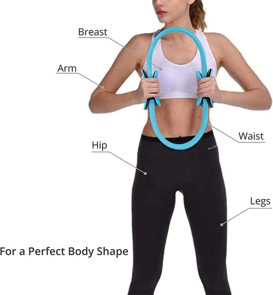 Yoga Fitness Pilates Ring Yoga Ring Open Back Ring Magic Ring Pelvic Floor Muscle Training Yoga Supplies Pilates Ring - Jscomfortzstore