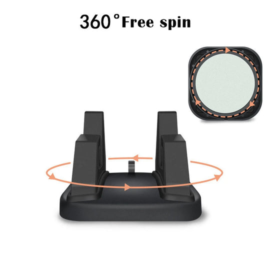 VAORLO 360 Degree Car Phone Holder Soft Silicone Anti Slip Mat Mobile Phone Mount Stands Support Car GPS Dashboard Bracket