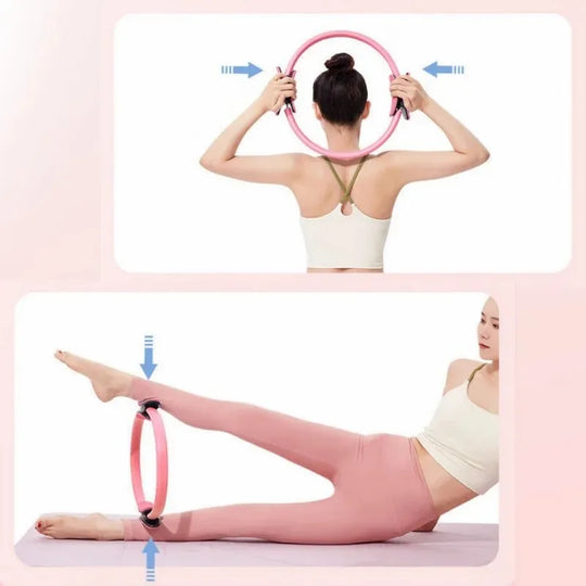 Yoga Fitness Pilates Ring Yoga Ring Open Back Ring Magic Ring Pelvic Floor Muscle Training Yoga Supplies Pilates Ring - Jscomfortzstore