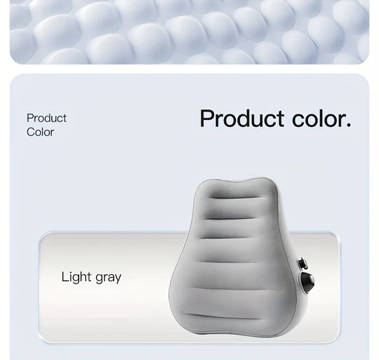 Ergonomic Inflatable Lumbar Support Pillow
