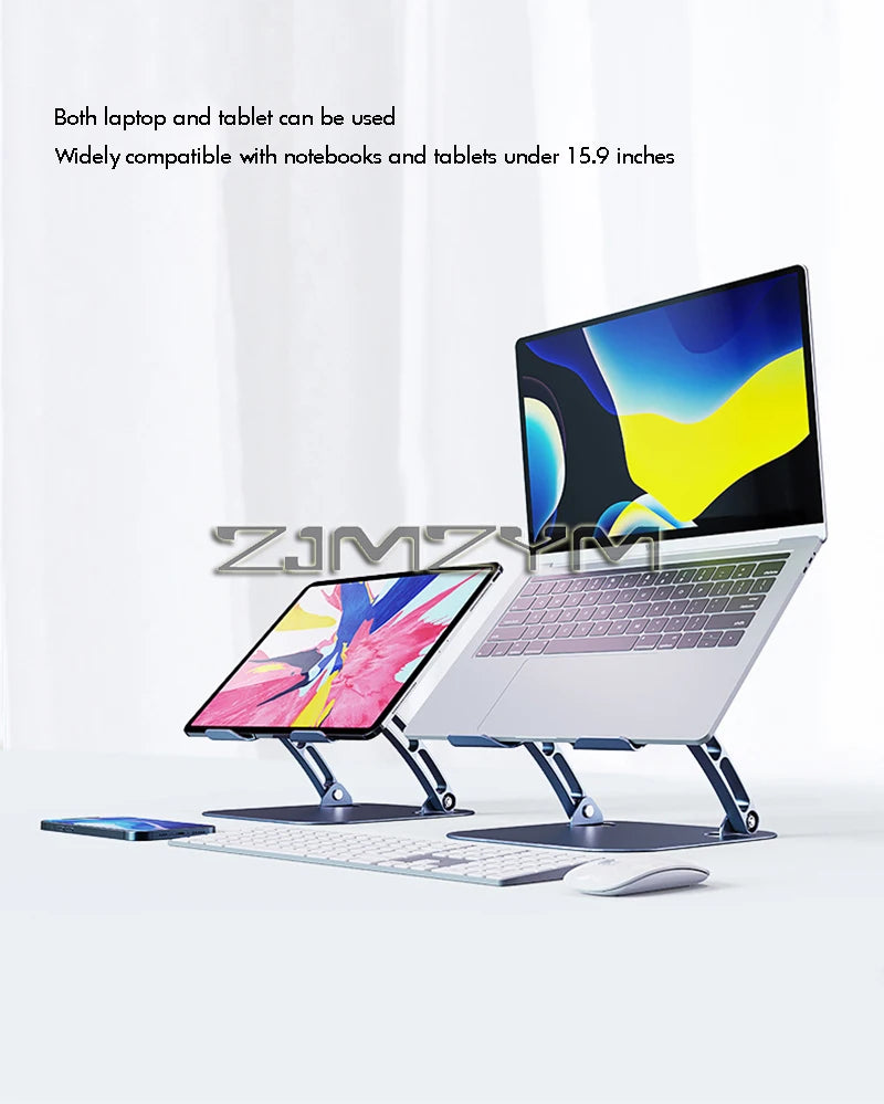 Aluminum Laptop Stand with Cooling Fan