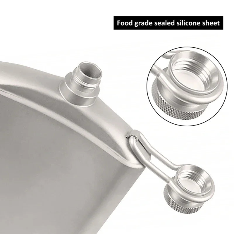 Pure Titanium Water, Wine & Coffee Bottle