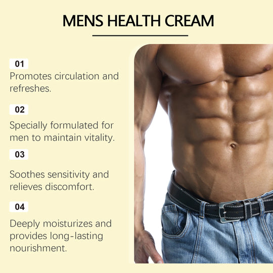 Men's Daily Moisturizing Body Care Cream – Nourishing & Revitalizing Lotion for All Skin Boosts Vitality Body Care for Men