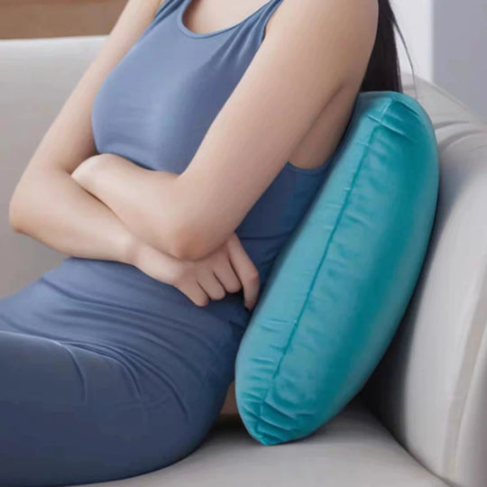 Inflatable Pillow Adjustab  Lumbar Support Pillow for Sleep Suitable for Side Lying and Supine Position