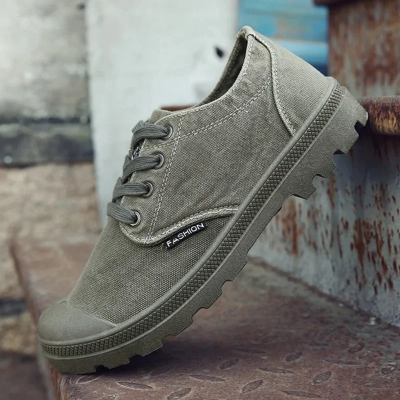 Casual Sneakers Mens Canvas Shoes Fashion Cool Street Sneaker Breathable Men's Casual Shoes Male Brand Outdoor Tooling Shoes