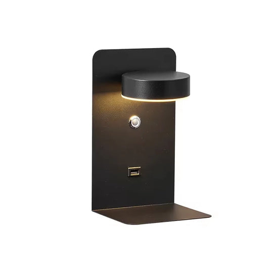 Led Wall Lamp Modern Simplicity Interior Wall Light Bedroom Night Lamp Bedside Lamp LED Light with Usb Mobile Phone Charging