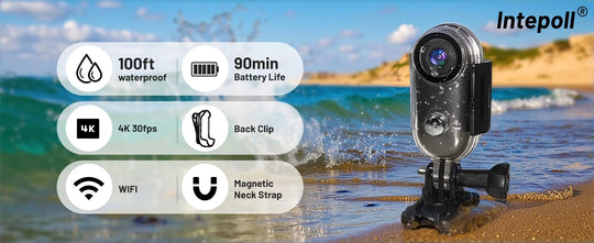 Deep 30 meters Waterproof Case for  POV Camera H88