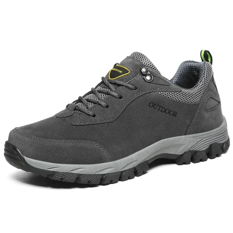 New Original Men's Outdoor Suede Leather Hiking Shoes Travel Hiking Shoes Hunting Shoes Hiking Trail Jogging Shoes Large Size 49