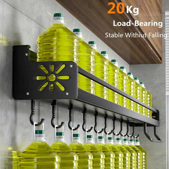 Kitchen Spice Storage Knives Holder Knife Stand Spice Rack Organizer Knives Holder Spoon and Chopsticks Rest Hanging Organizers