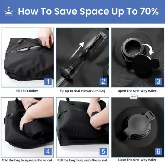 Luggage Vacuum Compression Bags for Clothes