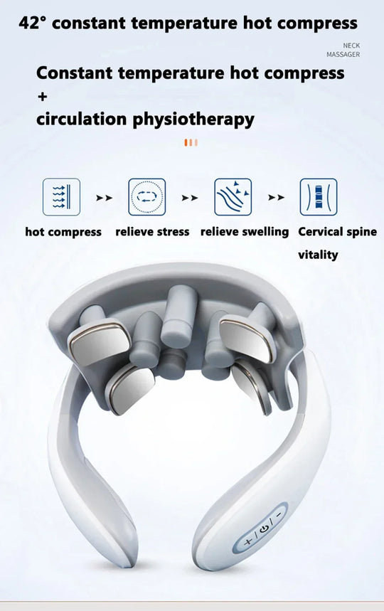 Heat Vibration Neck Massager