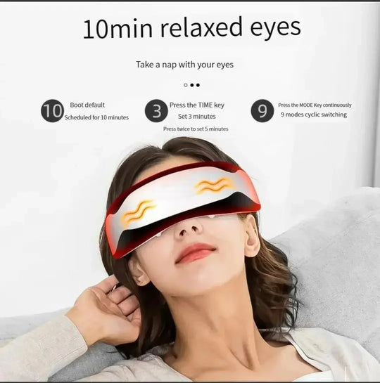 Eye Massager Instrument Electric Silicone Magnetic Massager Eye Care Instrument Eye Massager to Relieve Eye Fatigue Massager