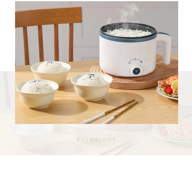 Electric Mini Rice Cooker and Multifunction Pot