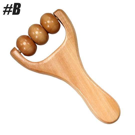 1Pcs Wooden Massage Roller,Instantly Self Massage Waist Thigh, Leg, Hands Full Body Roller Tool Massager DIY Maderotherapy